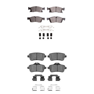 R1 Concepts® - Euro Ceramic Ceramic Front and Rear Brake Pad Set