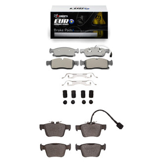 R1 Concepts® - Euro Ceramic Ceramic Front and Rear Brake Pad Set
