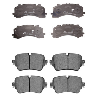 R1 Concepts® - Euro Ceramic Ceramic Front and Rear Brake Pad Set