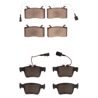 R1 Concepts® - Euro Ceramic Ceramic Front and Rear Brake Pad Set