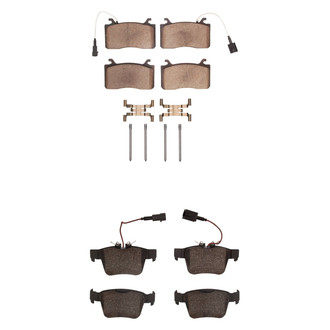 R1 Concepts® - Euro Ceramic Ceramic Front and Rear Brake Pad Set