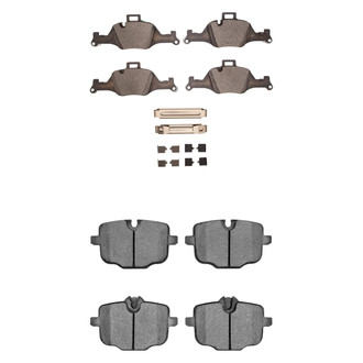 R1 Concepts® - Euro Ceramic Ceramic Front and Rear Brake Pad Set