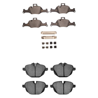 R1 Concepts® - Euro Ceramic Ceramic Front and Rear Brake Pad Set