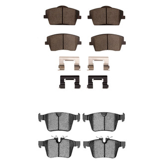 R1 Concepts® - Euro Ceramic Ceramic Front and Rear Brake Pad Set