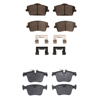 R1 Concepts® - Euro Ceramic Ceramic Front and Rear Brake Pad Set