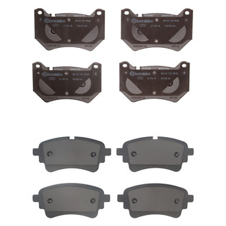 R1 Concepts® - Euro Ceramic Ceramic Front and Rear Brake Pad Set