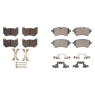 R1 Concepts® - Euro Ceramic Ceramic Front and Rear Brake Pad Set
