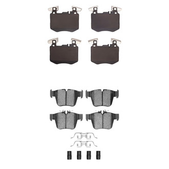 R1 Concepts® - Euro Ceramic Ceramic Front and Rear Brake Pad Set