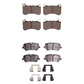 R1 Concepts® - Euro Ceramic Ceramic Front and Rear Brake Pad Set