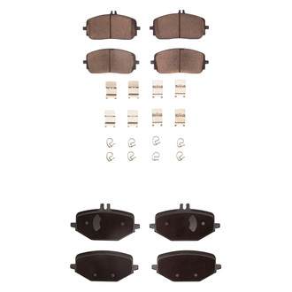 R1 Concepts® - Euro Ceramic Ceramic Front and Rear Brake Pad Set