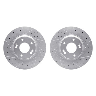 R1 Concepts® - Drilled and Slotted Brake Rotor Set