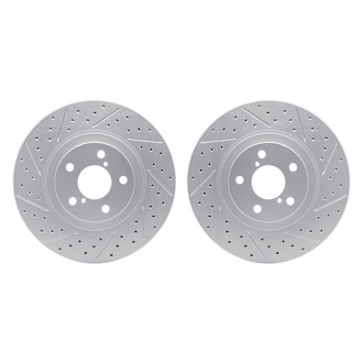 R1 Concepts® - Drilled and Slotted Brake Rotor Set
