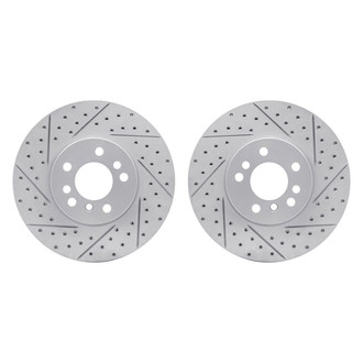 R1 Concepts® - Drilled and Slotted Brake Rotor Set
