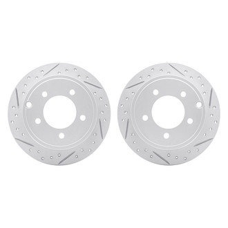 R1 Concepts® - Drilled and Slotted Brake Rotor Set