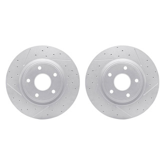 R1 Concepts® - Drilled and Slotted Brake Rotor Set