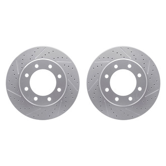 R1 Concepts® - Drilled and Slotted Brake Rotor Set