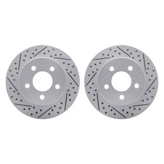 R1 Concepts® - Drilled and Slotted Brake Rotor Set