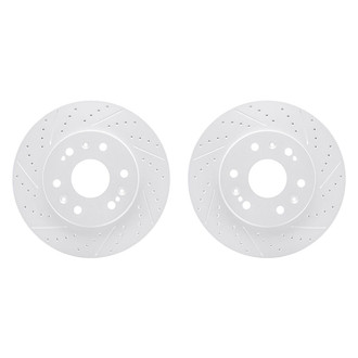 R1 Concepts® - Drilled and Slotted Brake Rotor Set