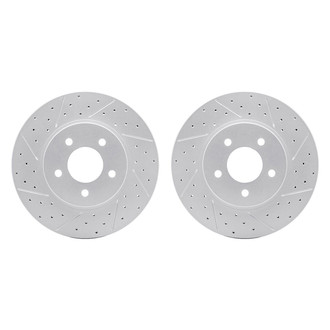 R1 Concepts® - Drilled and Slotted Brake Rotor Set