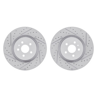 R1 Concepts® - Drilled and Slotted Brake Rotor Set