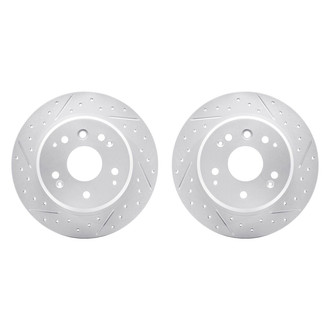 R1 Concepts® - Drilled and Slotted Brake Rotor Set
