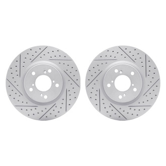 R1 Concepts® - Drilled and Slotted Brake Rotor Set