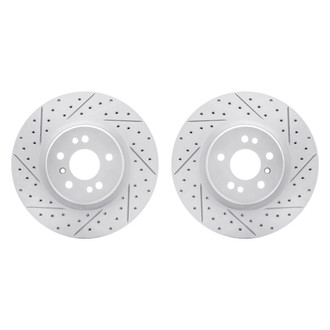 R1 Concepts® - Drilled and Slotted Front Brake Rotor Set