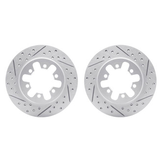 R1 Concepts® - Drilled and Slotted Front Brake Rotor Set