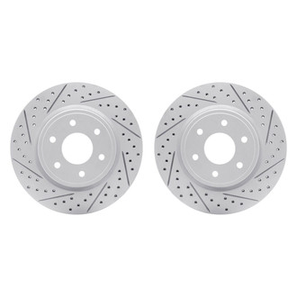 R1 Concepts® - Drilled and Slotted Brake Rotor Set