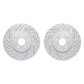 R1 Concepts® - Drilled and Slotted Brake Rotor Set
