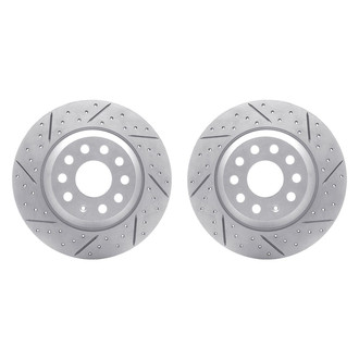R1 Concepts® - Drilled and Slotted Brake Rotor Set