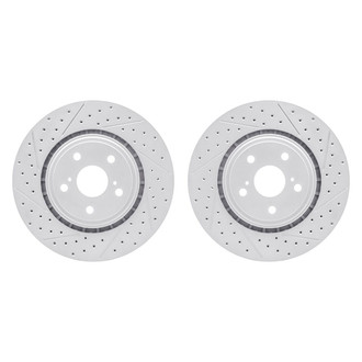R1 Concepts® - Drilled and Slotted Brake Rotor Set