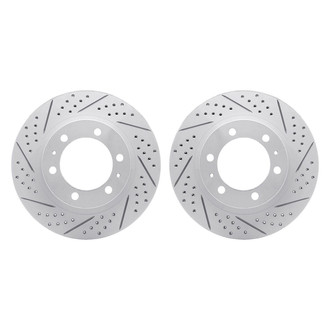 R1 Concepts® - Drilled and Slotted Front Brake Rotor Set