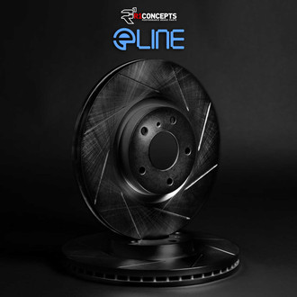 R1 Concepts® - Slotted Brake Rotor Set