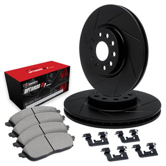 R1 Concepts® WCUH1-54190 - Slotted Rear Brake Kit with 5000 OE Pads
