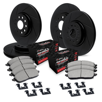 R1 Concepts® - Slotted Brake Kit with Performance Off-Road/Tow Brake Pads
