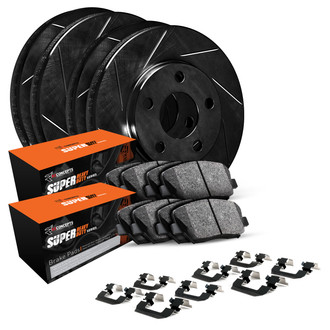 R1 Concepts® - Slotted Brake Kit with Super Duty Pads
