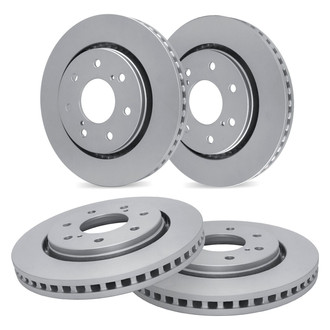 R1 Concepts® - Front and Rear Brake Rotor Set