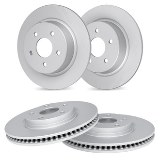 R1 Concepts® - Front and Rear Brake Rotor Set