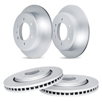 R1 Concepts® - Front and Rear Brake Rotor Set