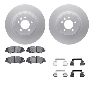 R1 Concepts® - Front Brake Kit with Euro Ceramic Pads