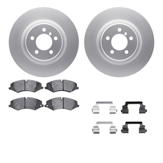 R1 Concepts® - Front Brake Kit with Euro Ceramic Pads