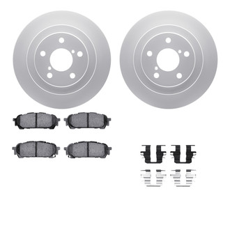 R1 Concepts® - Rear Brake Kit with Euro Ceramic Pads