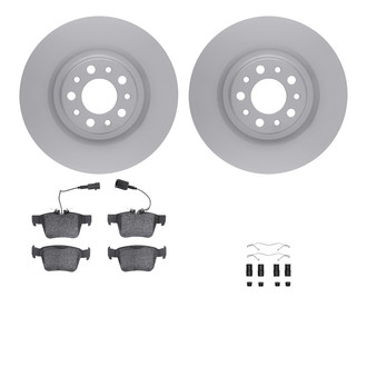 R1 Concepts® - Rear Brake Kit with Euro Ceramic Pads