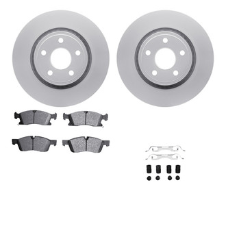 R1 Concepts® - Front Brake Kit with Euro Ceramic Pads