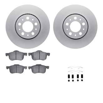 R1 Concepts® - Front Brake Kit with Euro Ceramic Pads