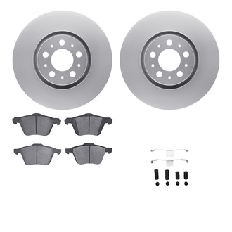 R1 Concepts® WDTH1-27023 - Front Brake Kit with Euro Ceramic Pads