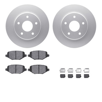 R1 Concepts® - Rear Brake Kit with Euro Ceramic Pads