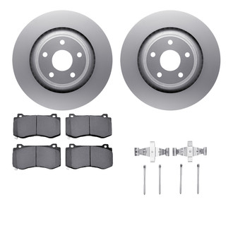 R1 Concepts® - Front Brake Kit with Euro Ceramic Pads