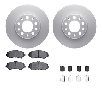R1 Concepts® - Front Brake Kit with Euro Ceramic Pads